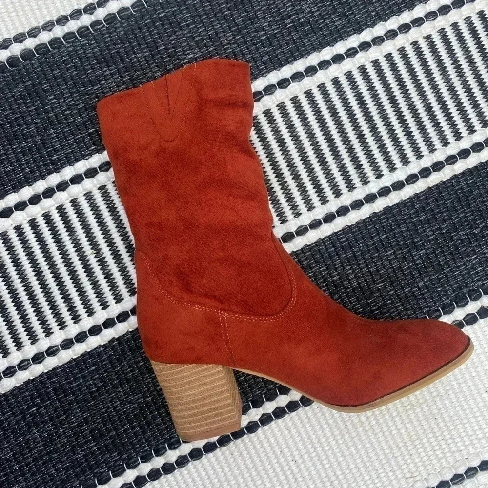 Corkys Wicked in Rust Heeled Boots - Picture 7 of 7